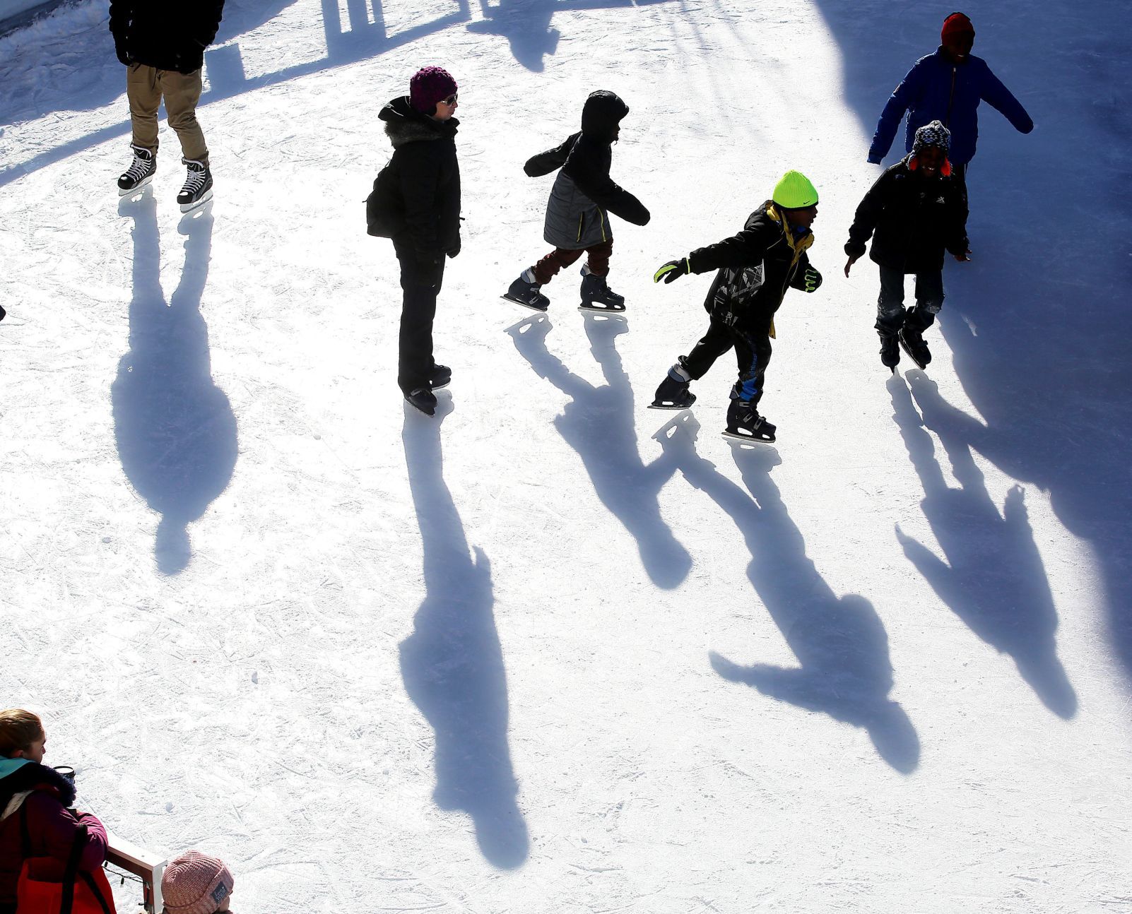 Ice skating